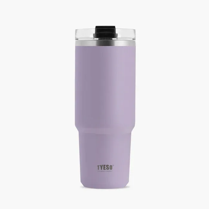 TYESO Stainless Steel Tumbler with Straw 30oz