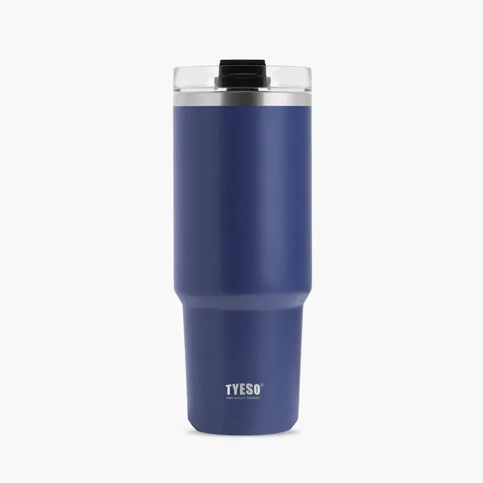 TYESO Stainless Steel Tumbler with Straw 30oz