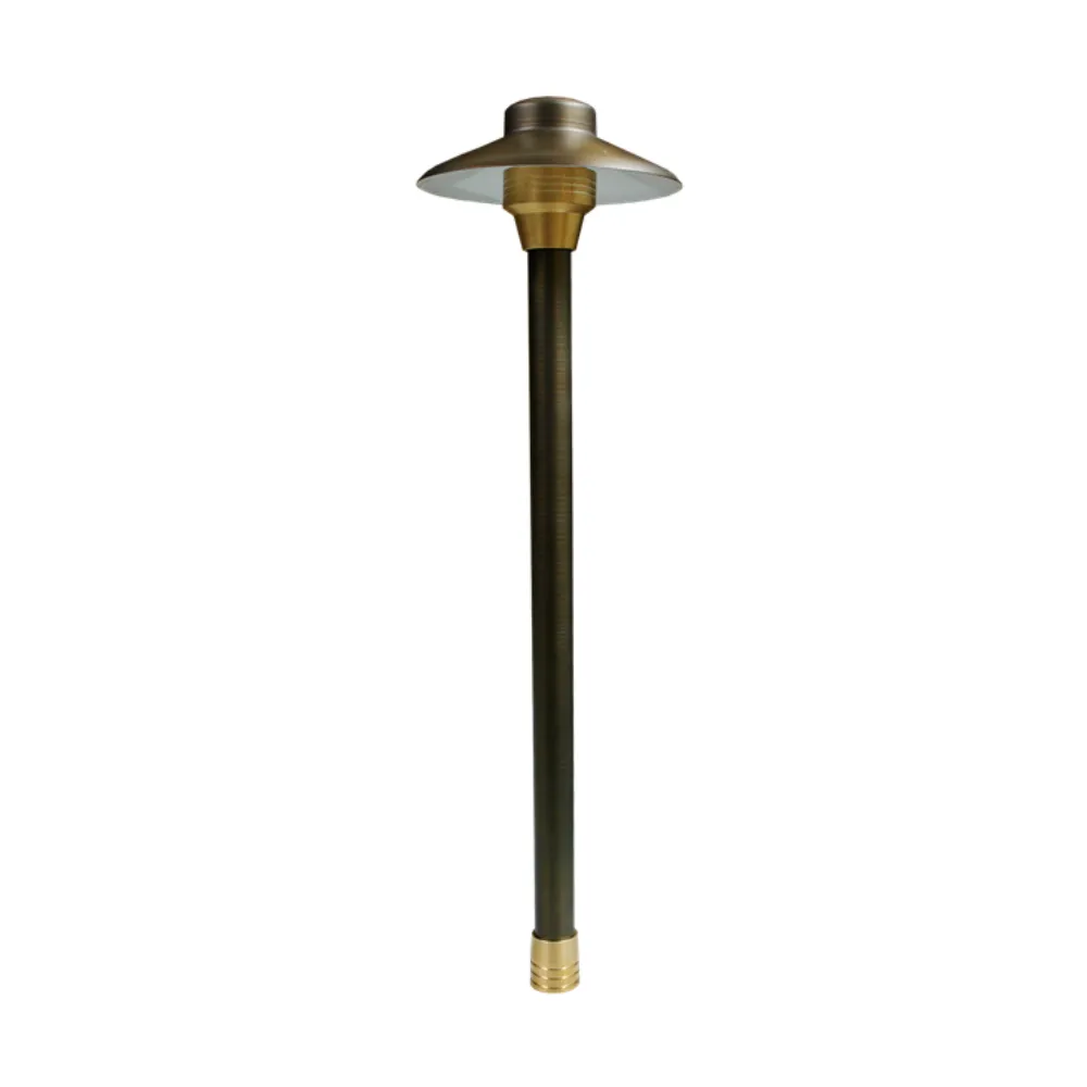 Unique - M7-12-L27 - 7 in. Mercury Path Light Brass Housing Weathered Brass Finish 2W 2700K LED