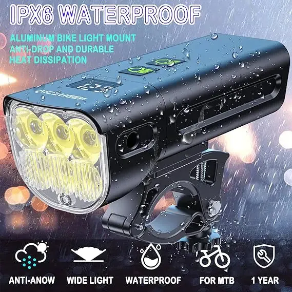 Waterproof Bike Light Set