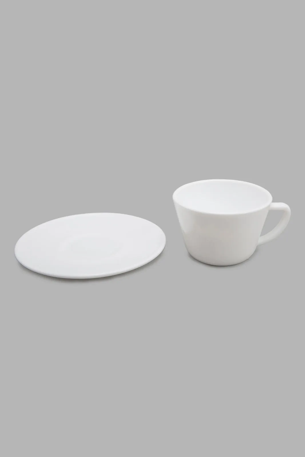 White Cup And Saucer