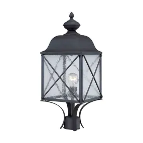 WINGATE 1 LIGHT OUTDOOR POST