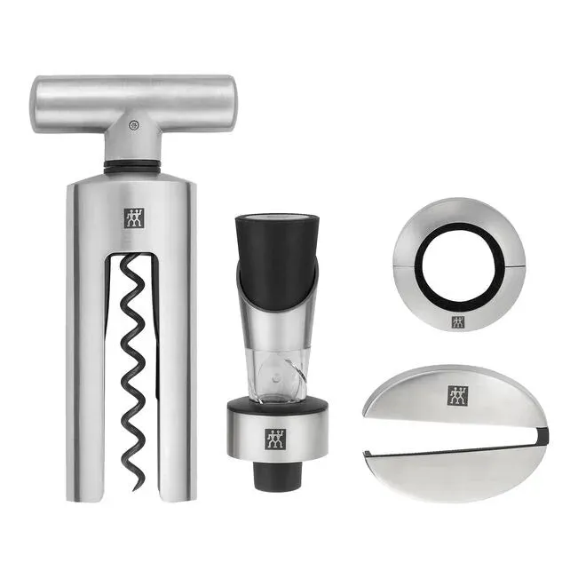 Zwilling 4-pc Sommelier 18/10 Stainless Steel Wine Tool Set